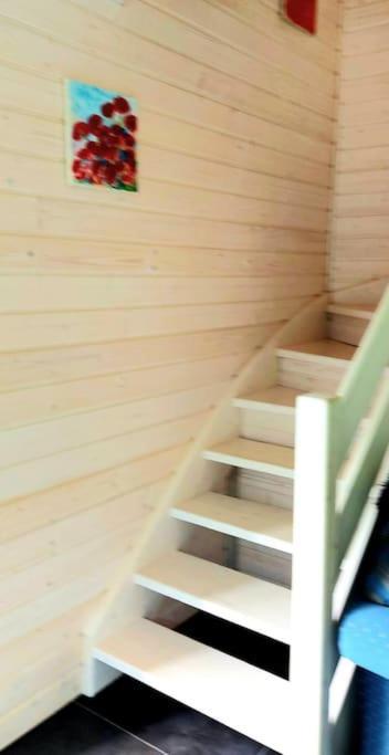 Ferienhaus“ Blaues Wunder“ Am Wasser Mit Grill Nowe Warpno Exterior foto