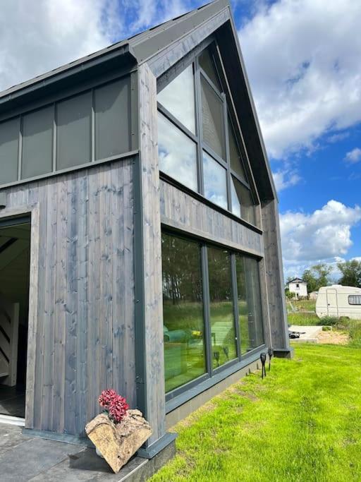 Ferienhaus“ Blaues Wunder“ Am Wasser Mit Grill Nowe Warpno Exterior foto